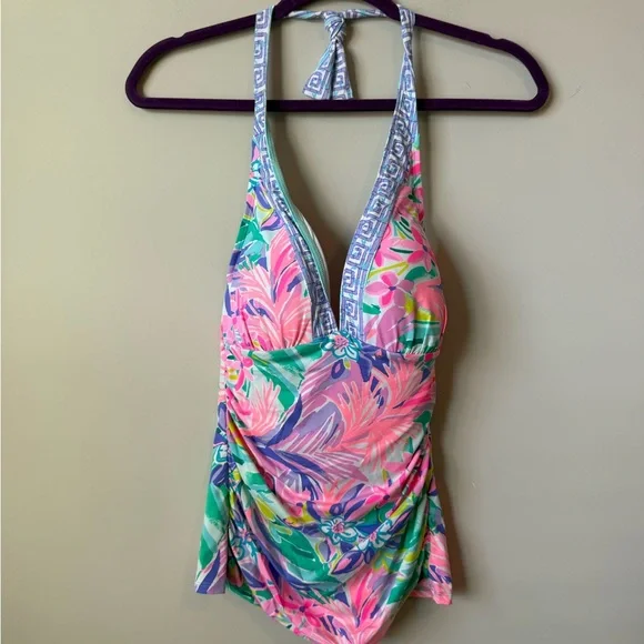 Lilly Pulitzer Bliss halter tank top size 4 nwt - Picture 2 of 7